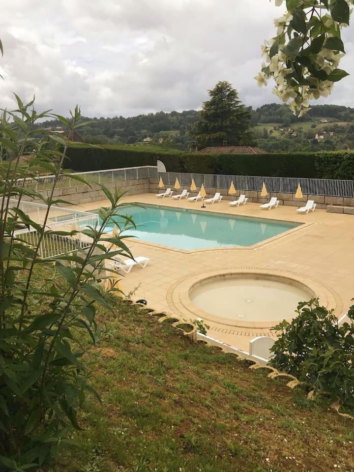 Le N5 Des Hauts De Sarlat Apt Duplex Clim, Piscine, Parking Екстериор снимка